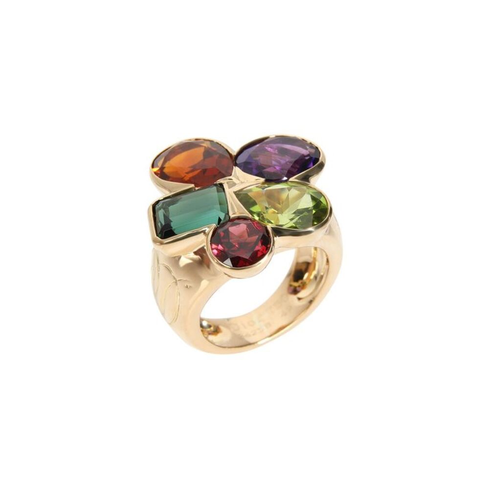 Christian Dior Asymmetrical 18K Diamond Mix Ring (Authentic Pre-Loved)